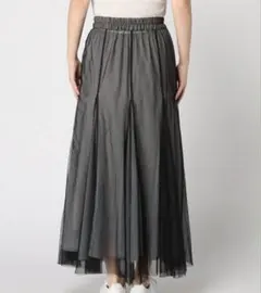 【JEANASIS 】ジーナシス チュール2WAYフレアスカー サイズS