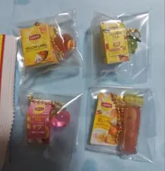 Lipton ミニチュアチャーム & グミ 4種セット