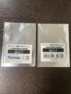 値下げ900未開封☆地縛少年花子くん2 トレーディングカードつかさくん＆てるにぃ