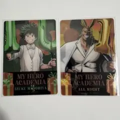 ヒロアカ アニメイトフェア 特典 カード 緑谷 オールマイト