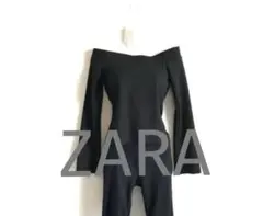ZARA WOMAN オフショルダー 黒 トップス S