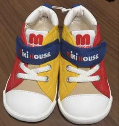 新品・未使用】ミキハウス キッズ スニーカー マルチカラー 18cm