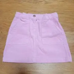 【未使用】H&M ピンク コーデュロイ スカート サイズ4-5Y (110cm)
