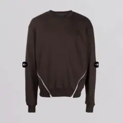 JUUN.J】ロングスリーブ ナイロンドッキング スウェット ジュンジー S 