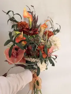 アートフラワーブーケ　ウェディング