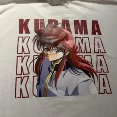 新品　幽遊白書 蔵馬　バックプリント Tシャツ 男女兼用　レディースL メンズM