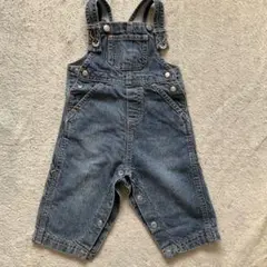 プチバトー　オーバーオール　パンツ　デニム　つなぎ　6m 67cm