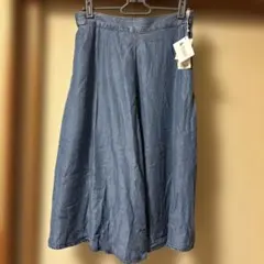 テンセルデニム　フレアスカートM 新品タグ付き