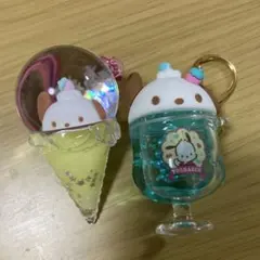 サンリオ カラフルアイスドームキーホルダー ポチャッコカラフルソーダキーホルダー