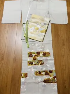 限定価格‼️ 訪問着・付け下げ クリーム色 ３点セット