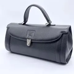 バーバリー ハンドバッグ ノバチェック ブラック レザー