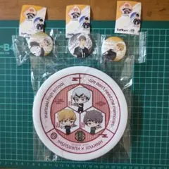 ハイキュー!!　くら寿司コラボ 寿司皿稲荷崎高校　缶バッジおまけ