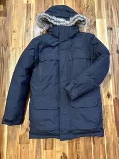 THE NORTH FACE ブラックダウンジャケット ファー付き ロングコート