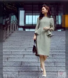 RUIRUE BOUTIQUE ペプラムワンピース