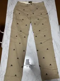 ラルフローレンラグビー RUGBY チノパン スカル刺繍　ベージュ　30×30