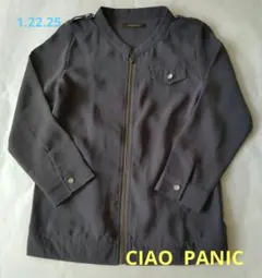 【CIAO PANIC】Ｍサイズ　くすみグレー系色合い　薄手ジャンバーのサムネイル