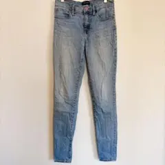 J.CREW 牛仔褲 高腰 牙籤 緊身牛仔褲 28T