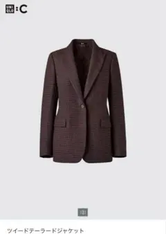 今季♡ 新品未使用 UNIQLO ツイードテーラードジャケット Sサイズ 2025年最新】ユニクロC ジャケット ツイードの人気アイテム