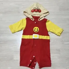 アンパンマン フード付きロンパース 50-60cm