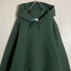 チャンピオン ワンポイント 刺繍ロゴ エコフリース プルオーバー パーカー