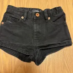 DIESEL 黒 ショートパンツ 6Y