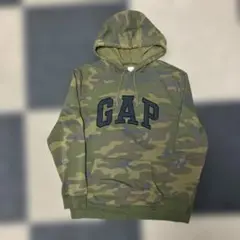 GAP 迷彩スウェットパーカー　カモフラ　XL 88s〜90s 白タグ