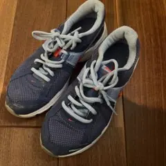 Nike ネイビー/ライトブルー ランニングシューズ