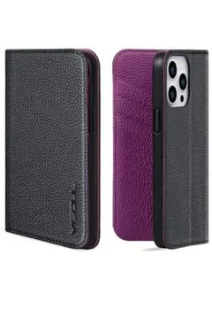 9(VISOUL iPhone 12 ケース 手帳型 本革 iPhone