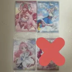 プリティーオールフレンズ Webくじ だいあ らぁら みれぃ E賞 ミニ色紙