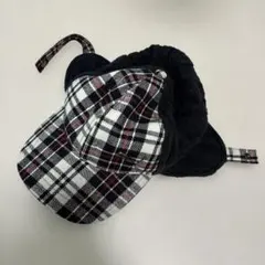 PUMA チェック柄 キャップ ボア付き　58