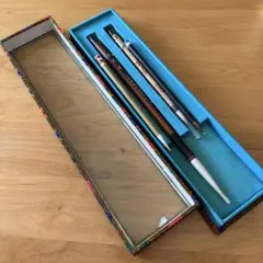 中国書画筆 羊毛筆 4本組 箱付き