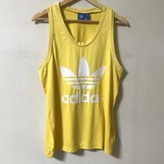 木を彫る人様取置⭐︎adidas イエロータンクトップ メンズXLのサムネイル