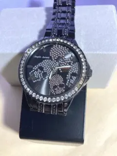 稼動品 Angelo Jurietti スカルデザイン 腕時計 ビッグフェイス