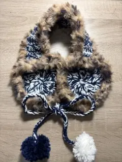 ハート型編み物イヤーマフ