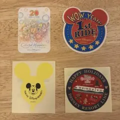 非売品】東京ディズニーリゾート限定 ステッカーシール 5枚セット