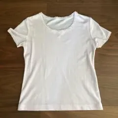 courrèges クレージュ 半袖Tシャツ ピンク