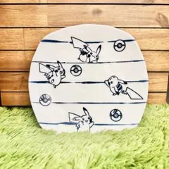 ●ポケセン限定・稀少品●ポケモン ピカチュウ 皿 和風プレート 食器 皿 陶器