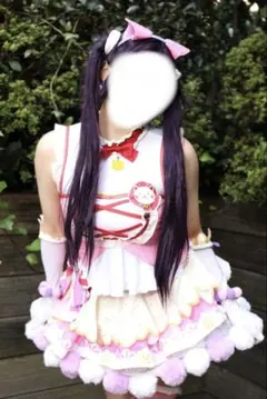 東條希 しかくい缶バッジ キャットツインテール ラブライブ