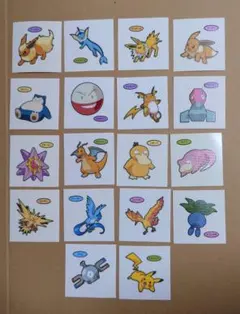 18種セット　第217弾　ポケモンパン　ポケモンデコキャラシール　最新弾