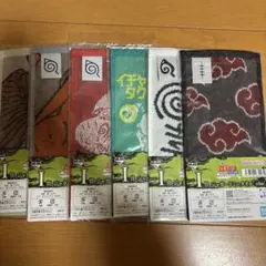一番くじ　NARUTO ナルト　I賞　ジャガードミニタオル　6種コンプ　新品