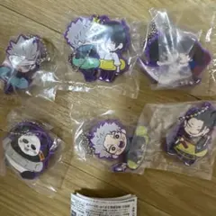 呪術廻戦　キャラばんちょうこうラバーマスコット　６種