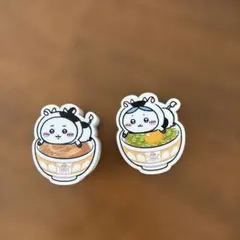 すき家 ちいかわ　ハチワレキャラクター 牛丼デザインマグネットのサムネイル