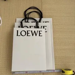 LOEWE ショップ袋 ホワイト 3枚セット