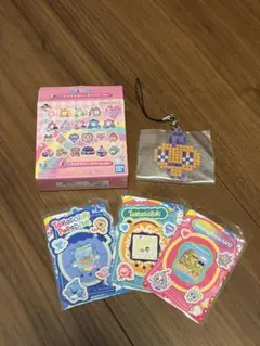 たまごっち キーホルダー めめっち＆たまごっちステッカー3種類