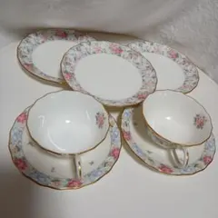 Noritake　ウエディングモール　花柄カップ＆ソーサーセット　ボーンチャイナ