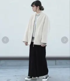 とっちゃん様専用　LE GLAZIK フェイクムートン　リバーシブルジャケット