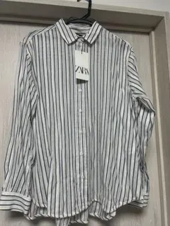 ZARA ストライプ 長袖シャツ 未使用