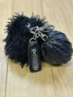 DanceWith Dragon ブラックファー＆ナイロンボール型ボール2個入れ