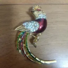 ヴィンテージ 鳥 ブローチ