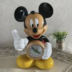 ✨Disney✨ミッキーマウス立体時計 ✨目覚まし✨アナログ✨インテリア✨レア✨